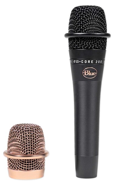 Blue Microphones BLUE Encore 200 Studio Grade Phantom Powered Active Dynamic Microphone Black