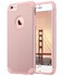 ULAK Slim Protective Case Compatible iPhone 6 Plus, iPhone 6S Plus Hybrid Soft Silicone Hard Back Cover Anti Scratch Bumper Case (Rose Gold)
