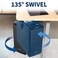 VIVO Adjustable Under Desk and Wall PC Mount, Computer Case Holder with Swivel Action and Secure Locking, Black, MOUNT-PC01