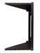 KENUCO (6U, Black) - 6U 48cm Wall Mountable Vertical Wall Rack Mount