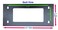 KENUCO (6U, Black) - 6U 48cm Wall Mountable Vertical Wall Rack Mount