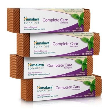 Himalaya Botanique Complete Care Toothpaste, Spearmint, 150 g, 4 Pack