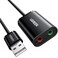 UGREEN External USB Sound Card Jack USB Adapter for Computer, PS5, PS4, USB Audio Stereo Adapter External Sound Card (Black)