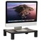 Mind Reader Adjustable Monitor Stand Riser for Computer, Laptop, Desk, iMac, Black