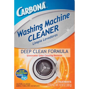 Carbona&reg; Washing Machine Cleaner   Eliminates Odor &amp; Residue   3 Count, 1 Pack