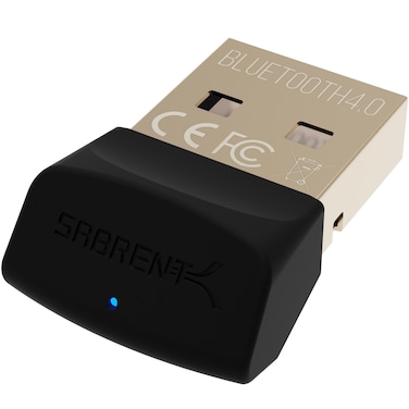 Sabrent USB Bluetooth 4.0 Micro Adapter for PC [v4.0 Class 2 with Low Energy Technology] (BT-UB40)