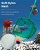 Pawfly 4 Inch Aquarium Net Fine Mesh Small Fish Catch Nets with Plastic Handle - Green