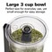 Hamilton Beach Mini 3-Cup Food Processor & Vegetable Chopper, 350 Watts, for Dicing, Mincing, and Puree, Black (72850)