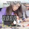MiOYOOW WHDTS 4-Digit Digital Clock Kits with PCB for Soldering Practice Learning Electronics with English Instructions