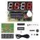 MiOYOOW WHDTS 4-Digit Digital Clock Kits with PCB for Soldering Practice Learning Electronics with English Instructions
