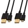 Basics Amazon USB 2.0 A-Male to Micro B Charger Cable (2 Pack), 6 feet, Black