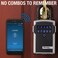 Master Lock Silver and Black Lock Box with Digital Keypad Code, Electronic Portable Key Safe Connects to Bluetooth Via iOS/Android App, 3-1/4 in. Wide, 5440EC