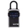 Master Lock Silver and Black Lock Box with Digital Keypad Code, Electronic Portable Key Safe Connects to Bluetooth Via iOS/Android App, 3-1/4 in. Wide, 5440EC