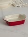 Emile Henry HR Ceramic Individual rectangular baker, Rouge