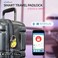 eGeeTouch Smart Luggage Lock with Patented Dual Access Tech, NFC + Bluetooth, Vicinity Tracking (Black 2 Pack)