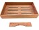 F.e.s.s. Melostu Fess Storage versatility Cedar Tray with Adjustable Divider