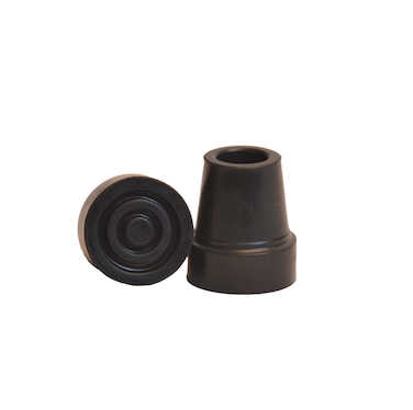 Harvy 1/2" Heavy Duty Black Rubber Replacement Cane Tip. (2 Pack) &hellip;