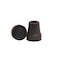 Harvy 1/2" Heavy Duty Black Rubber Replacement Cane Tip. (2 Pack) &hellip;