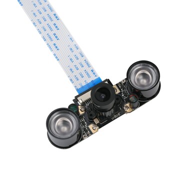 Unistorm Raspberry Pi 3 Camera Module Night Vision with 3.6mm Adjustable Focal Length 2pcs IR Sensor LED Light Also for Raspberry Pi 3 Model B+ and Model B