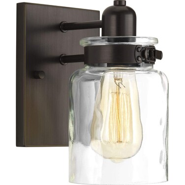 Progress Lighting P300045-020 Bath &amp; Vanity, 1 Light, Antique Bronze