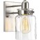 Progress Lighting P300045-009 Calhoun Brushed Nickel One-Light Bath &amp; Vanity