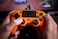Nacon Wired Compact PlayStation 4 Controller - Orange (PS4)