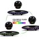 Infinity Orb Magnetic Levitating Speaker Bluetooth 4.0 LED Flash Wireless Floating Speakers with Microphone and Touch Buttons (Black)