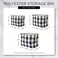 Bone Dry Pet Storage Collection Collapsible Bin, Medium Rectangle, Taupe