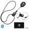 CamKix Camera Shutter Remote Control with Bluetooth Wireless Technology - Black - Lanyard with Detachable Ring Mount - Capture Pictures/Video Wirelessly at 30 ft Compatible with iPhone/Android