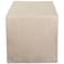 DII Chambray Kitchen, Tabletop Collection, Natural, 14x72 Table Runner