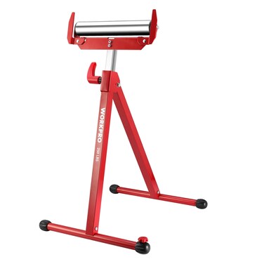 WORKPRO Folding Roller Stand Height Adjustable, 250 pound Load Capacity W137006A