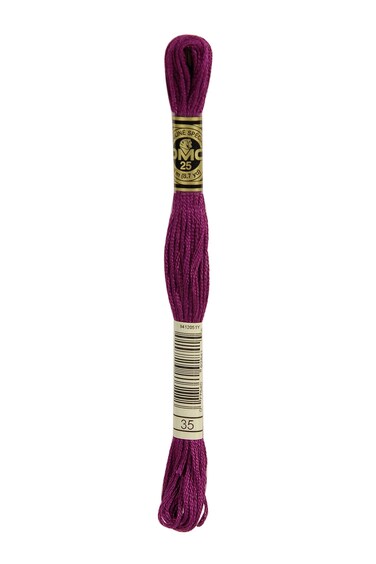 DMC Six Strand Embr Floss Very Dark Fuchsia