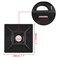 Hicarer 100 Pack Black Zip Tie Adhesive Mounts Self Adhesive Cable Tie Base Holders with Black Multi-Purpose Cable Tie (Length 200 mm, Width 2.8 cm)