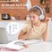 AILIHEN MS300 Wired Headphones, Stereo Foldable Headset for iOS Android Smartphone Laptop Tablet PC Computer (Violet)