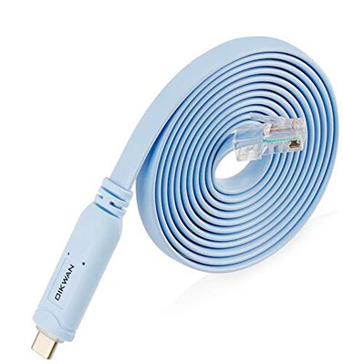 OIKWAN FTDI USB-C to RJ45 for Cisco Console Cable Windows 8, 7, Vista MAC Linux RS232