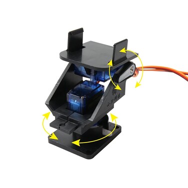 Ximimark Mini Pan/Tilt Camera Platform Anti-Vibration Camera Mount w/ 2 Servos Aircraft FPV