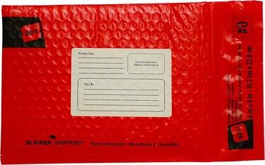 Seal-It Slicker Shipper Plastic Bubble Mailer, 6"x9