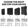 HumanCentric HumanCentric Adjustable Small Device Wall Mount (Wide)   Modems, Cable Boxes, DVD Players, Streaming Media Devices   Patented