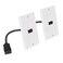 Cable Matters HDMI Wall Plate in weiß