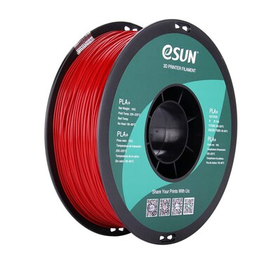 eSUN PLAPlus Filament, Fire Engine Red, 1.55 kg