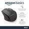 Basics Amazon Ergonomic Wireless Mouse - DPI adjustable - Black