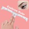 KINGMAS 100 Pack Eyebrow Ruler, Disposable Brow Ruler Microblading Adhesive Eyebrow Sticker Stencil Guide Measuring Tool