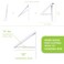 InstaHanger - The Original Foldable Clothes Drying Rack - Space Saving Laundry and Closet Organizer - 2 Pack Original Wall Mount