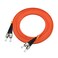 Jeirdus 1Meter 3ft ST to ST Duplex 62.5/125 OM1 Multimode Fiber Optic Cable Jumper Optical Patch Cord ST-ST
