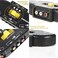 LEAGY 4-Way Audio Video AV RCA Switch Game Selector Box Splitter Black