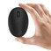 TENMOS TENMOS Mini Rechargeable Wireless Mouse, 2.4GHz Optical Travel Mouse Silent Wireless Computer Mice with USB Receiver, Auto Sleeping, 3 Buttons, 1000 DPI Compatible with Laptop, PC, Computer(Bla