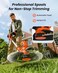 Eventronic String Trimmer Replacement Spool, 240ft 0.065" Autofeed Replacement Spools - Compatible with Black+Decker String Trimmers(8-Line Spool + 1 Cap+1 Spring)