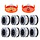 Eventronic String Trimmer Replacement Spool, 240ft 0.065" Autofeed Replacement Spools - Compatible with Black+Decker String Trimmers(8-Line Spool + 1 Cap+1 Spring)