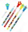 TINYMILLS 24 Pcs Superhero Text Multi Point Pencils