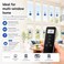 Rollerhouse 15 Channel Remote Controller RF 433.92 Remote Control for Motorized Windows Shades and Blinds,White